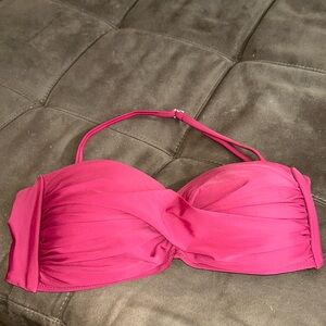Bandeau swim top D cup